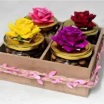 DRY FRUITS JARS WITH SHELVES TRAY (600 GRAMS) - Image 2
